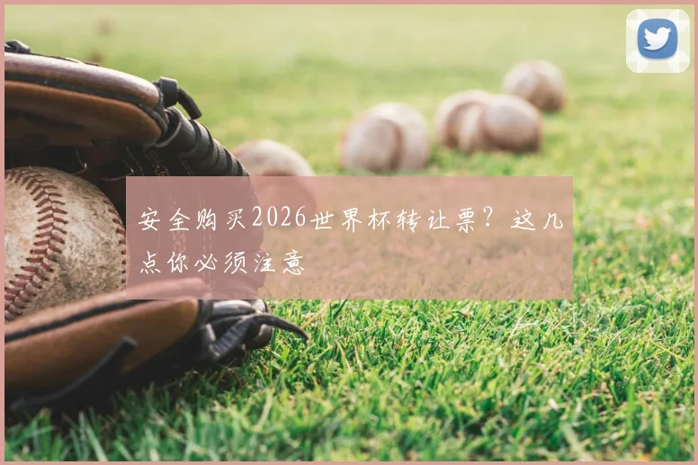安全购买2026世界杯转让票？这几点你必须注意